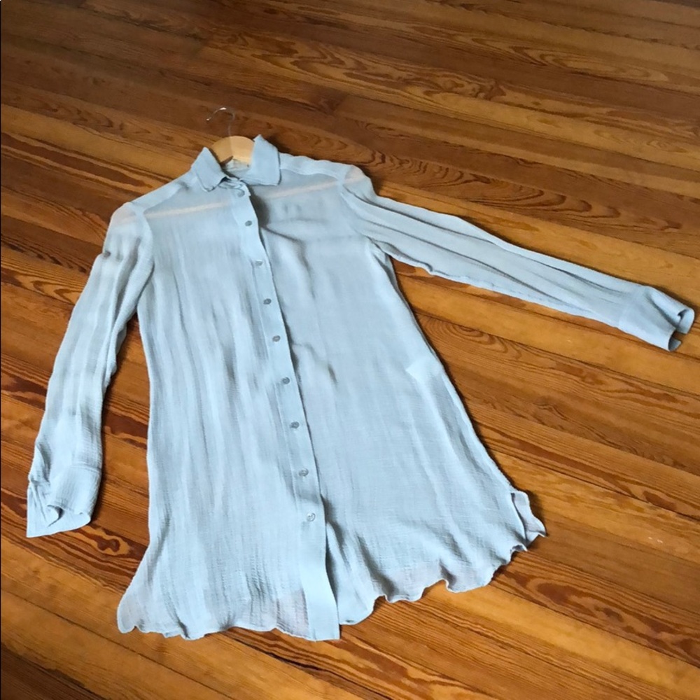 Stella McCartney silk knee-length blouse. Sz36